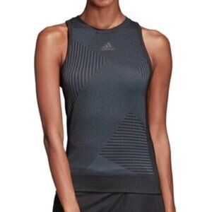 NWT Adidas Matchcode sleeveless athletic tank top - blue/gray/black